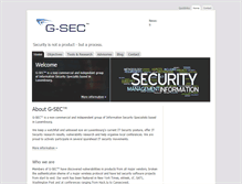 Tablet Screenshot of g-sec.lu